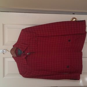 Ralph Lauren red window pane check blazer